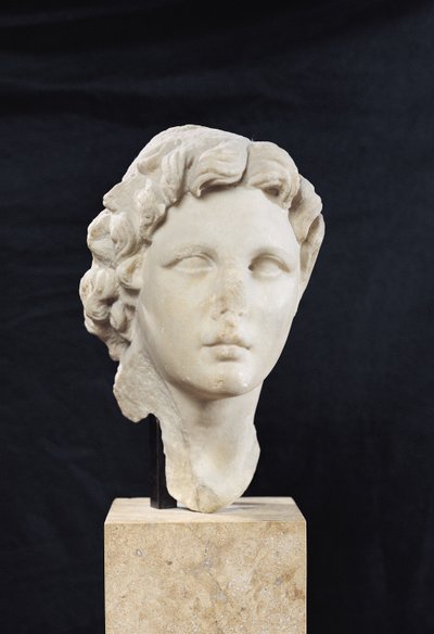 アレキサンダー大王（紀元前356-323年）の首長（大理石） 作： Greek