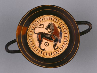 ラコニアの黒像キリックスはハントの画家、紀元前540年頃（テラコッタ）に帰属 作： Greek