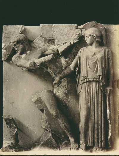 ヘラクレスの大業」オリンピアのゼウス神殿のメトープ、前470～457年頃（大理石製 作： Greek