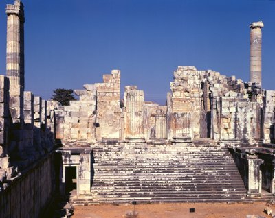 アポロ神殿の大階段、紀元前336年頃 作： Greek School