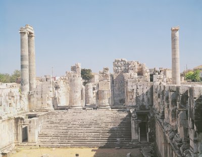 アポロ神殿の大階段、紀元前336年頃 作： Greek School