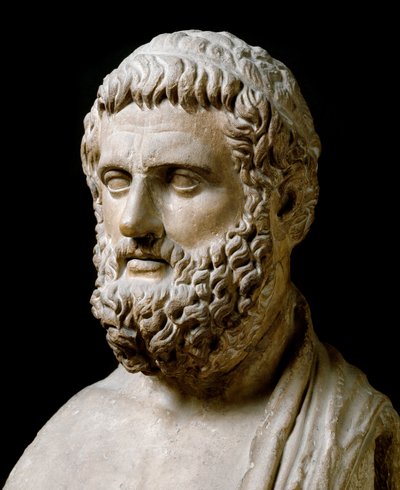 ソロンの胸像（大理石彫刻 作： Greek or Roman
