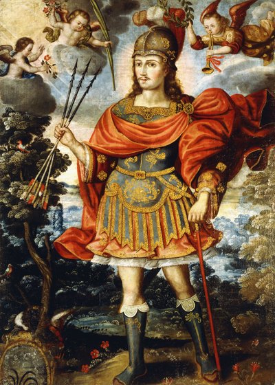 聖セバスチャン、1620年頃 作： Gregorio Gamarra