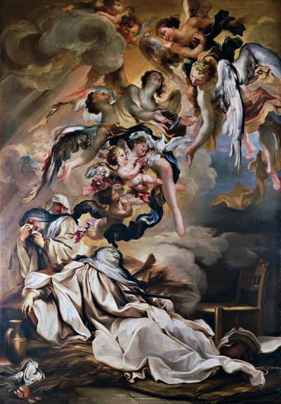 Death of St Scholastica, by Gregorio de