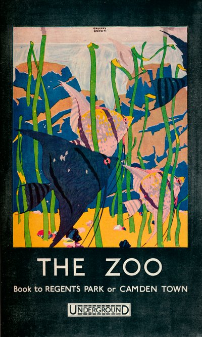 動物園、1924 作： F. Gregory Brown