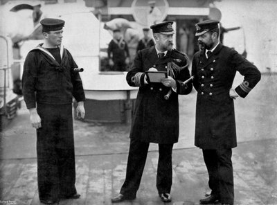 戦艦HMSマグニフィセントの船長へのメッセージ、1896年 作： Gregory and Co