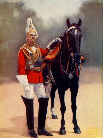 「近衛騎兵大尉、第 2 ライフ ガード」、1900 年。 作： Gregory and Co