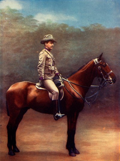 「ヴィクトリア騎馬ライフルの士官」、1901 年。 作： Gregory and Co