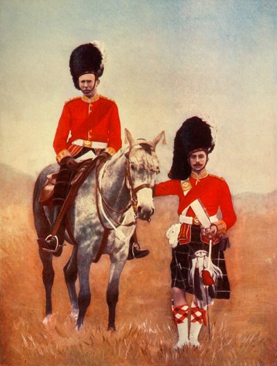「Seaforth Highlanders の将校」、1901 年。 作： Gregory and Co