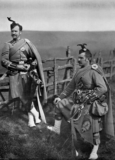 1896年にロンドンスコットランドのパイプメジャーリースとコーポラルパイパーリース 作： Gregory and Co