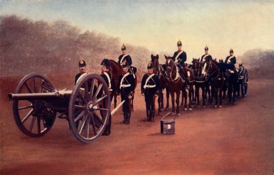 「王立野戦砲兵行動戦線」、1900年。 作： Gregory and Co