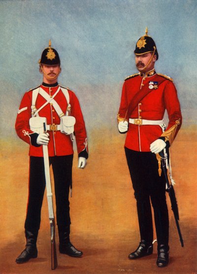 「王立海兵隊」、1901 年。 作： Gregory and Co