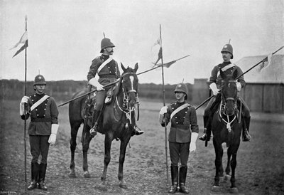 南オーストラリア騎兵隊の兵士、1896年 作： Gregory and Co
