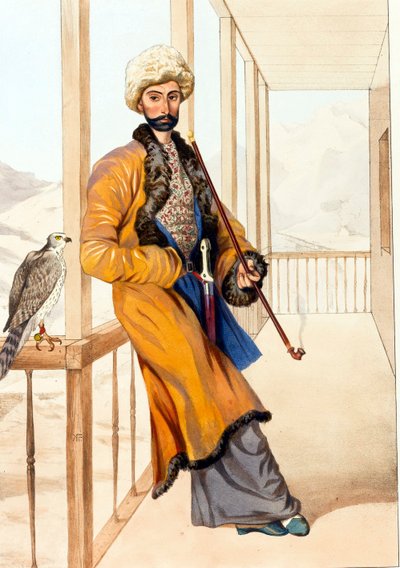 コーカサスの民族衣装 par Gagarin, Grigori Grigorievich (1810-1893) 作： Grigori Grigorevich Gagarin