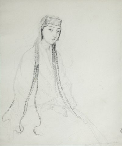 マリア・マイコ・オルベリアーニ姫の肖像1818-1849、1840-1842 作： Grigori Grigorevich Gagarin