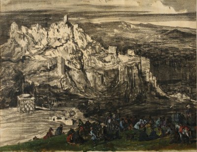 ティフリスの眺め、1840年代 作： Grigori Grigorevich Gagarin