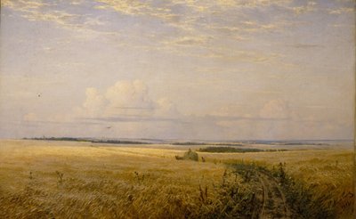 まろやかな野原、1892年 作： Grigori Grigoryevich Myasoedov