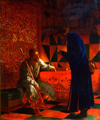 Ivan IVとMalyuta Skuratov、1870 作： Grigori Semenovich Sedov