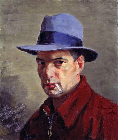自画像 作： Grigory Grigorievich Ryazhsky