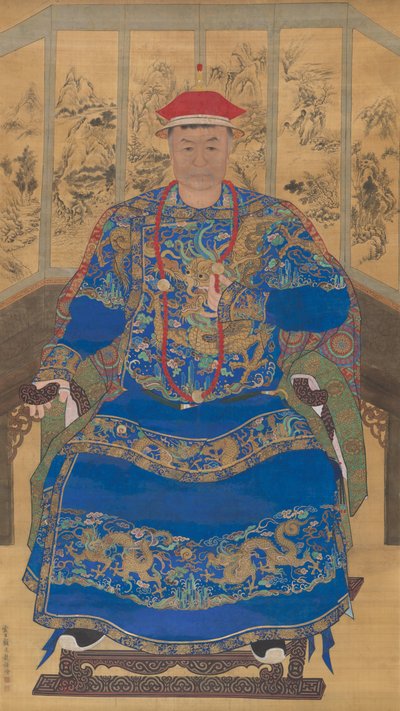 満州王子の肖像 作： Gu Jianlong
