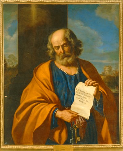 聖ペテロ 10014671 ... 作： Guercino (1591-1666)