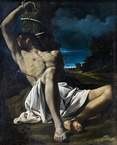サン・セバスティアーノ 1619年頃 油彩・カンヴァス 作： Guercino (1591 1666)