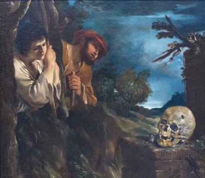 アルカディアの羊飼い 作： Guercino (1591 1666)