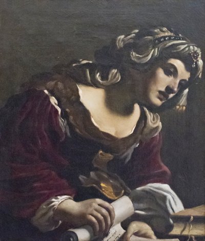 シビル 作： Guercino (1591 1666)