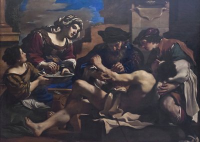 São Sebastião atendido por Irene 作： Guercino (1591 1666)