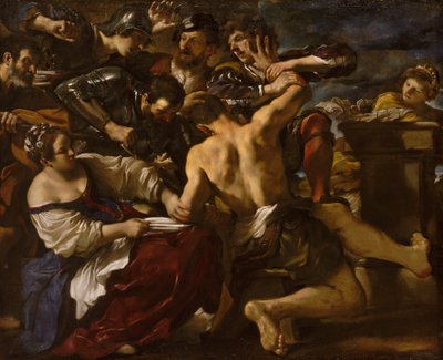 ペリシテ人に捕えられたサムソン 作： Guercino (1591 1666)