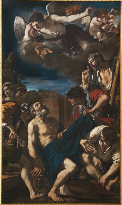 聖ペテロの殉教 作： Guercino