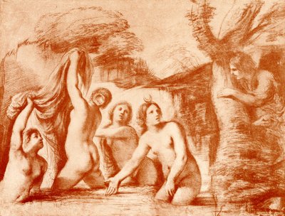 ダイアナとアクテオン 作： Guercino