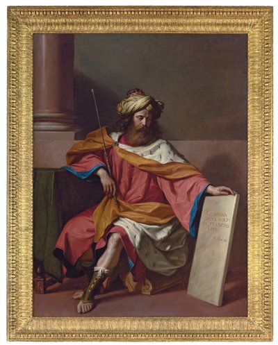 ダビデ王 作： Guercino