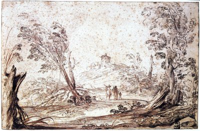 17世紀の風景 作： Guercino
