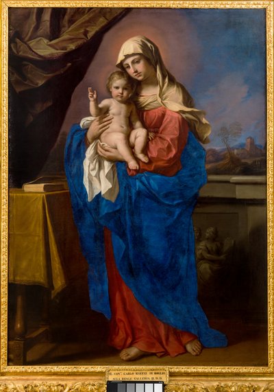 祝福の聖母、1651年 作： Guercino