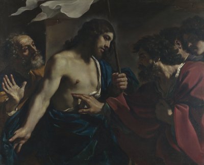 聖トーマスの信仰、1621 作： Guercino