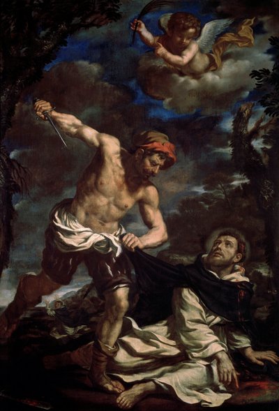 聖ペテロの殉教、1620年代末 作： Guercino