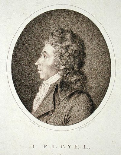 イグナズ・ジョセフ・プレイエル（1757-1831） F.W.ネットリングの刻印 作： Guerin (after)
