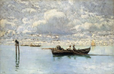 ベネチアンラグーンでは、 作： Guglielmo Ciardi