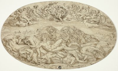 巨人の陥落 作： Guglielmo della Porta