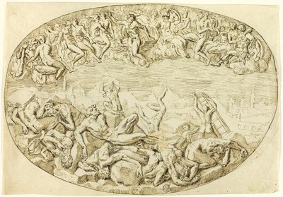 巨人の凋落 作： Guglielmo della Porta