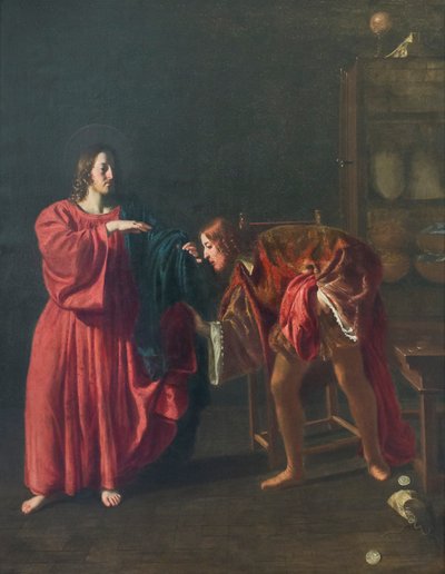 聖マタイの召し 作： Guido Cagnacci