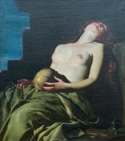 聖マグダラのマリアの悔い改め 作： Guido Cagnacci