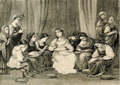 聖母の思春期、グイド・レニ作（1575-1642）、聖なる家の聖域、ロレート、マルケ、イタリア 作： Guido Reni