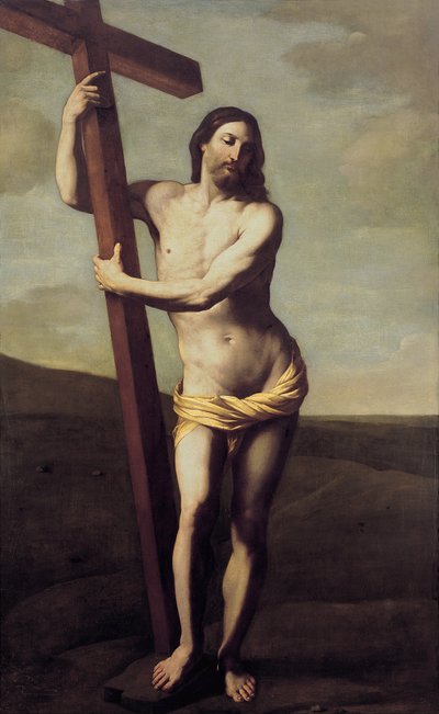 十字架を受け入れるキリスト 作： Guido Reni