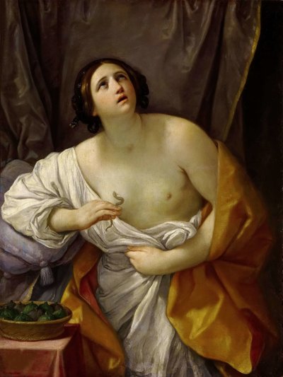 クレオパトラ、1638-1639。 作： Guido Reni