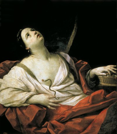「クレオパトラ」1635年頃（油彩・キャンバス 作： Guido Reni