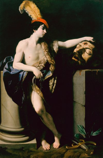 ゴリアテの頭を持つダビデ 作： Guido Reni