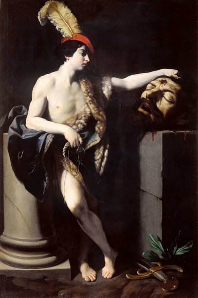 ゴリアテの頭を持つデイビッド、1605-1606。 作： Guido Reni