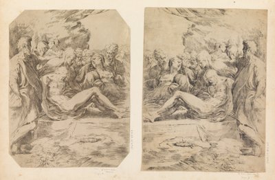 埋葬、約。 1595-1600。 作： Guido Reni